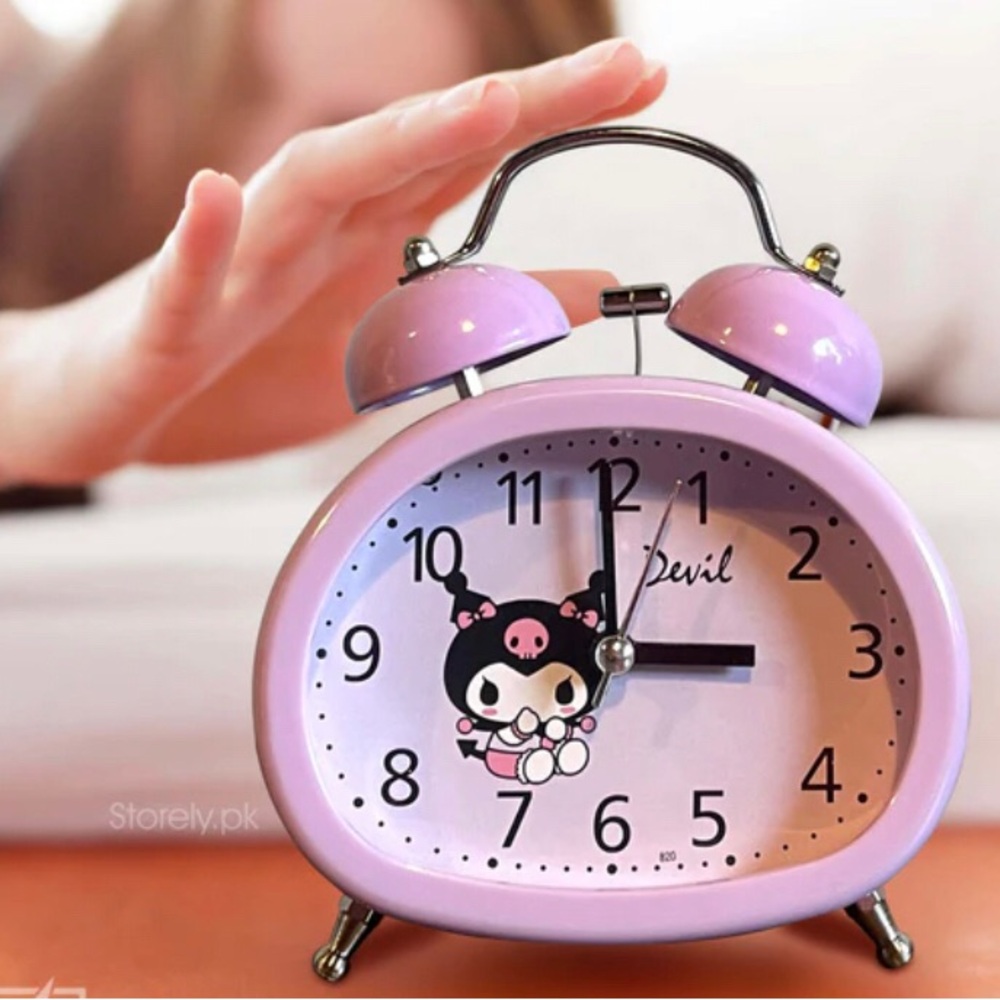 Kuromi Lavender alarm clock